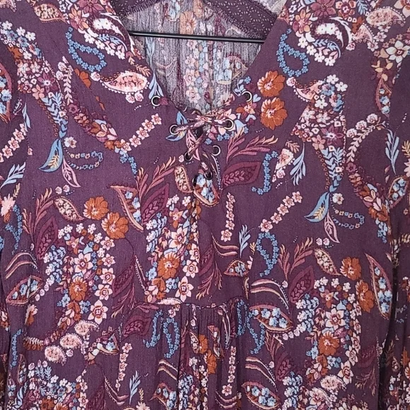 Ro & De from Anthro Floral Boho Dress Size Small - Picture 4 of 7